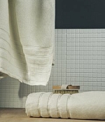 Полотенце махровое, Кремовый