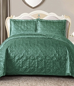 Покрывало Итальянский велюр, Изумруд