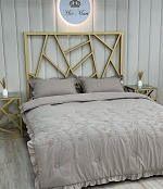 Комплект постельного белья с одеялом "Emilia Collection", Светло-коричневый