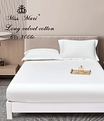 Простыня на резинке, Белый