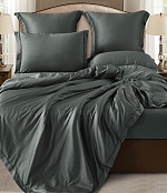 Комплект постельного белья, "Каир", Темно-серый