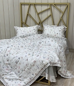 Комплект постельного белья с одеялом TENCEL, Голубой