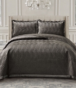 Покрывало Итальянский велюр, Коричневый