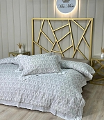 Комплект постельного белья с одеялом "Прованс" Муслин, Бежевый