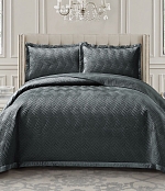 Покрывало Итальянский велюр, Антрацит