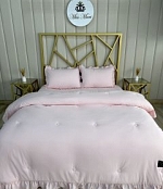 Комплект постельного белья с одеялом "Зефирка", Розовый